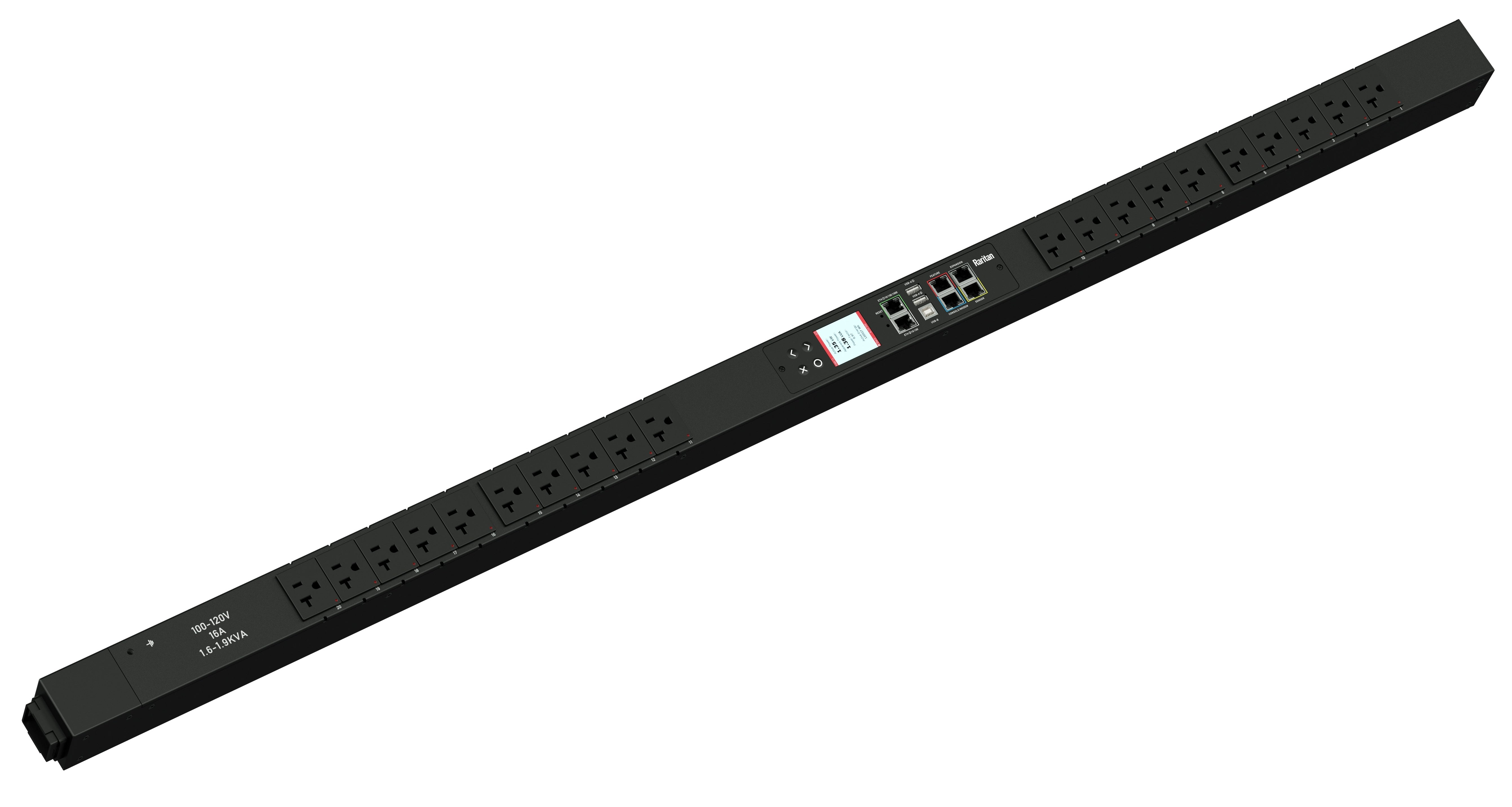 Raritan Px3-5407V Power Distribution Unit (Pdu) 20 Ac Outlet(S) 0U Black