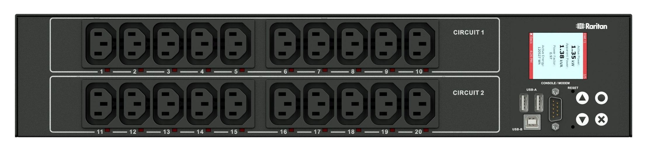 Raritan PX3-5460R-C5 Intelligent PDU - Energy Metering & Remote Switching | Tecisoft