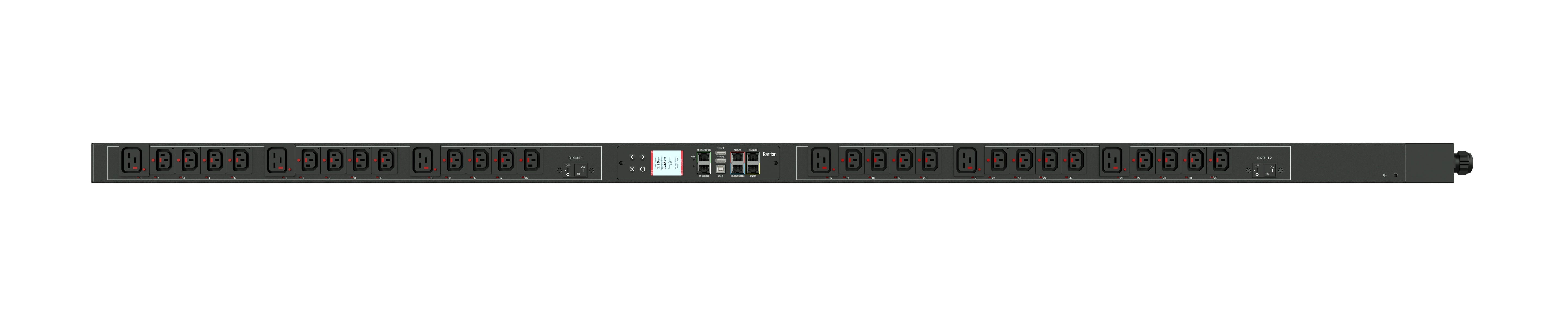 Raritan Px3-5870V-E2 Power Distribution Unit (Pdu) 30 Ac Outlet(S) 0U Black