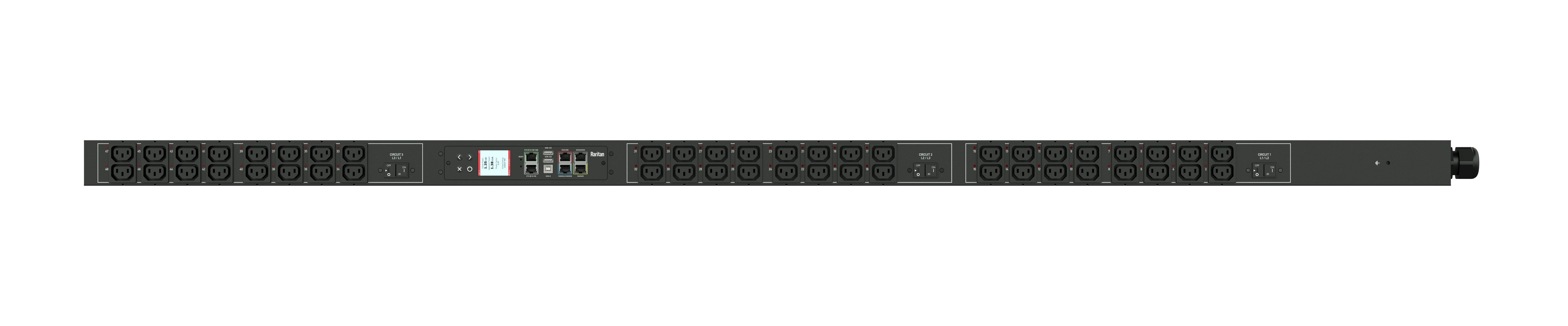 Raritan Px3-5967V-N1P1 Power Distribution Unit (Pdu) 48 Ac Outlet(S) 0U Black