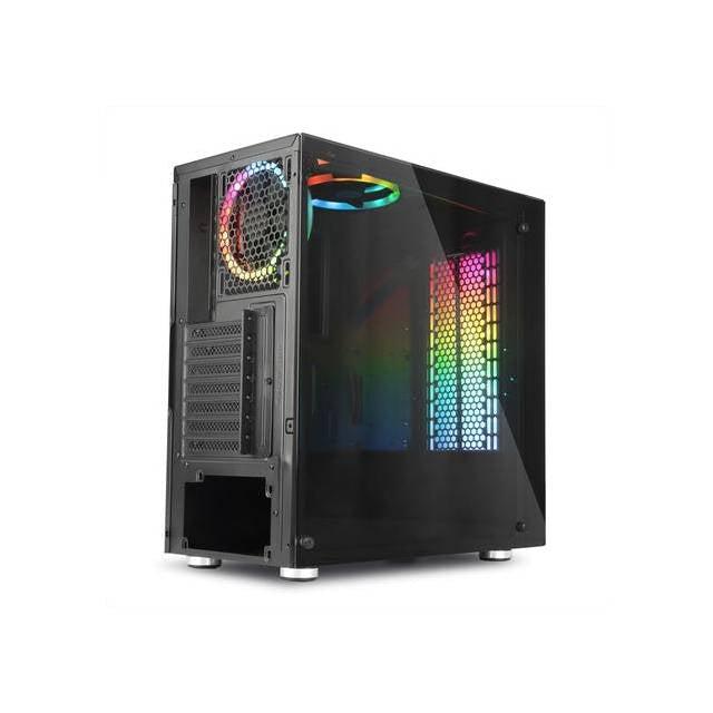 Redragon Steeljaw Gc608 No Power Supply Atx Mid Tower Pc Gaming Case W/ Windows