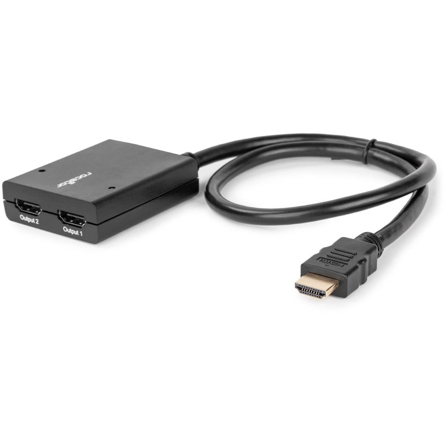 Rocstor 2-Port HDMI Splitter with USB Power-4K Y10A235-B1