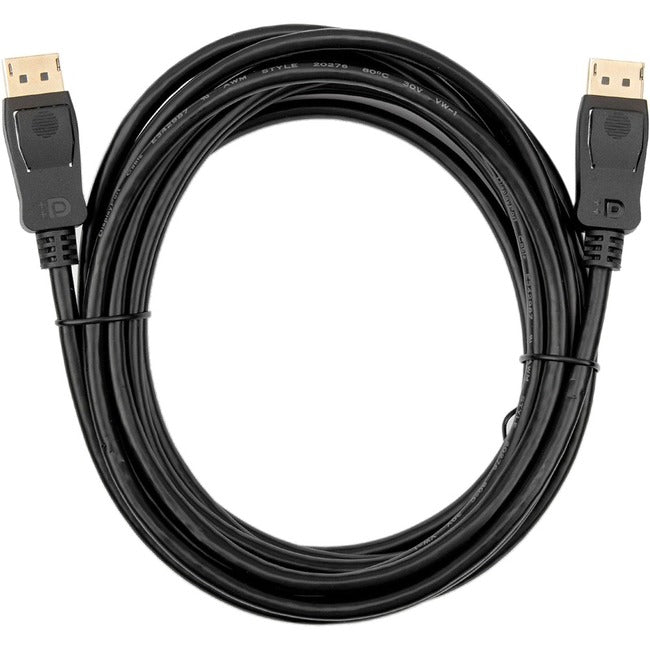 Rocstor Premium 15Ft / 5M Displayport 1.2 Cable M/M - Displayport 4K - Displayport Male Digital Audio/Video - 15Ft - Black- Dp To Dp Cable 4Kx2K