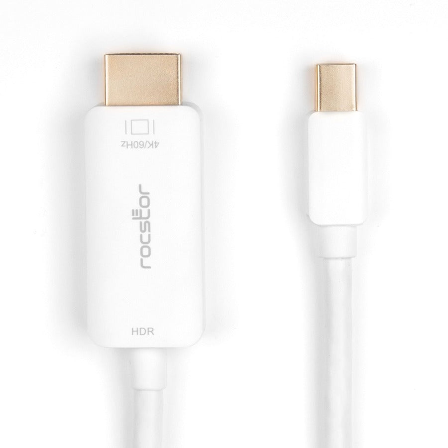 Rocstor Premium Mini DisplayPort to HDMI Cable M/M - 60Hz Y10C196-W2