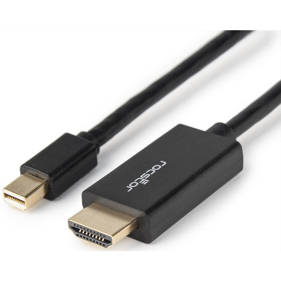 Rocstor Premium Mini DisplayPort to HDMI cable Y10C196-B1