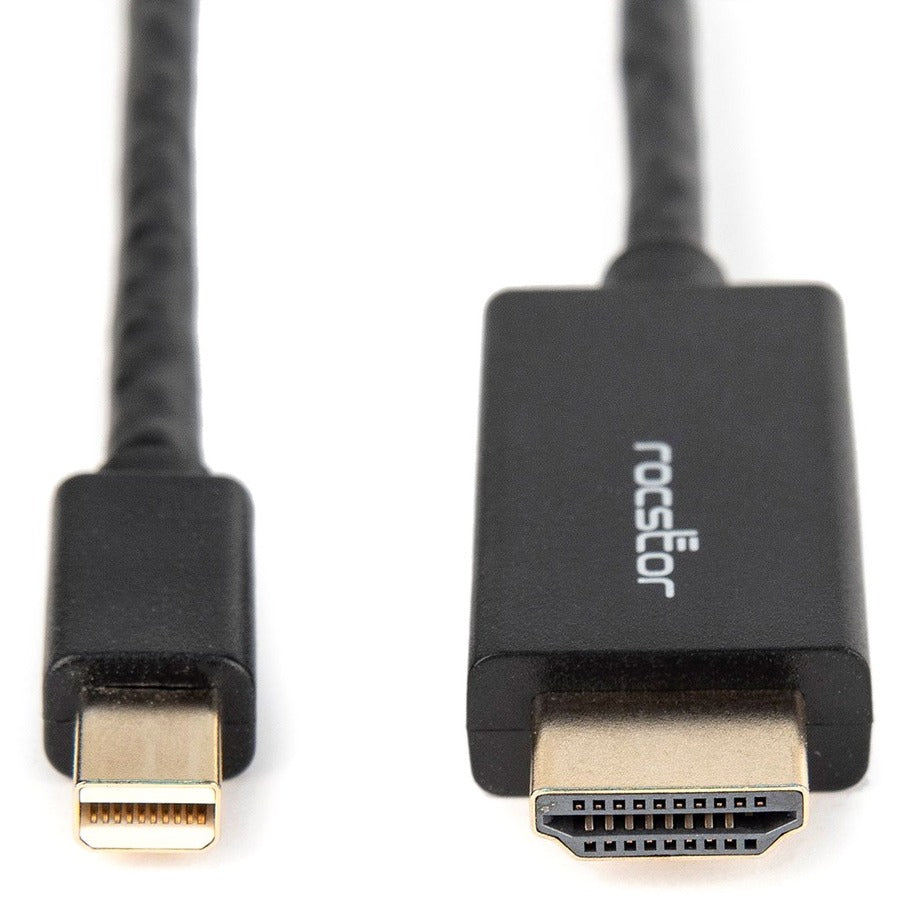 Rocstor Premium Mini DisplayPort to HDMI Cable M/M Y10C195-B2
