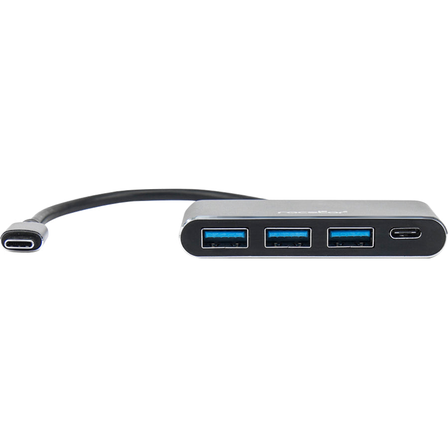 Rocstor Premium USB C Hub - 4 Port USB-C to USB-A (3x) and USB-C (1x) - Bus Powered USB Hub - USB Type-C Hub - Port Expander - USB Type C External 4 USB Port(s) - (1) USB 3.1 Port AND (3) USB 3.0 USB MULTIPORT Y10A200-A1