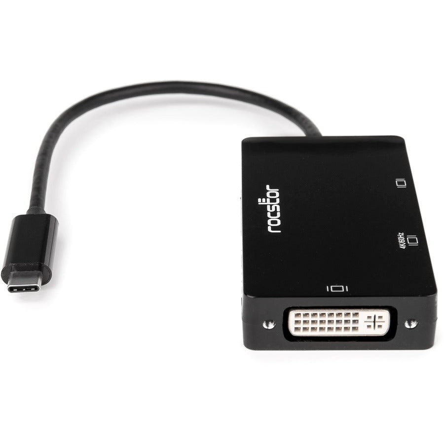 Rocstor Premium USB-C Multiport Video Adapter 3-in-1 Y10A250-A1