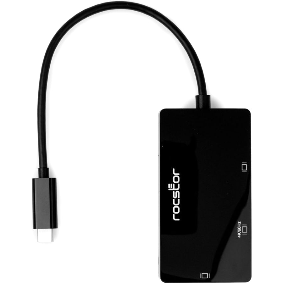 Rocstor Premium USB-C Multiport Video Adapter 3-in-1 Y10A250-A1