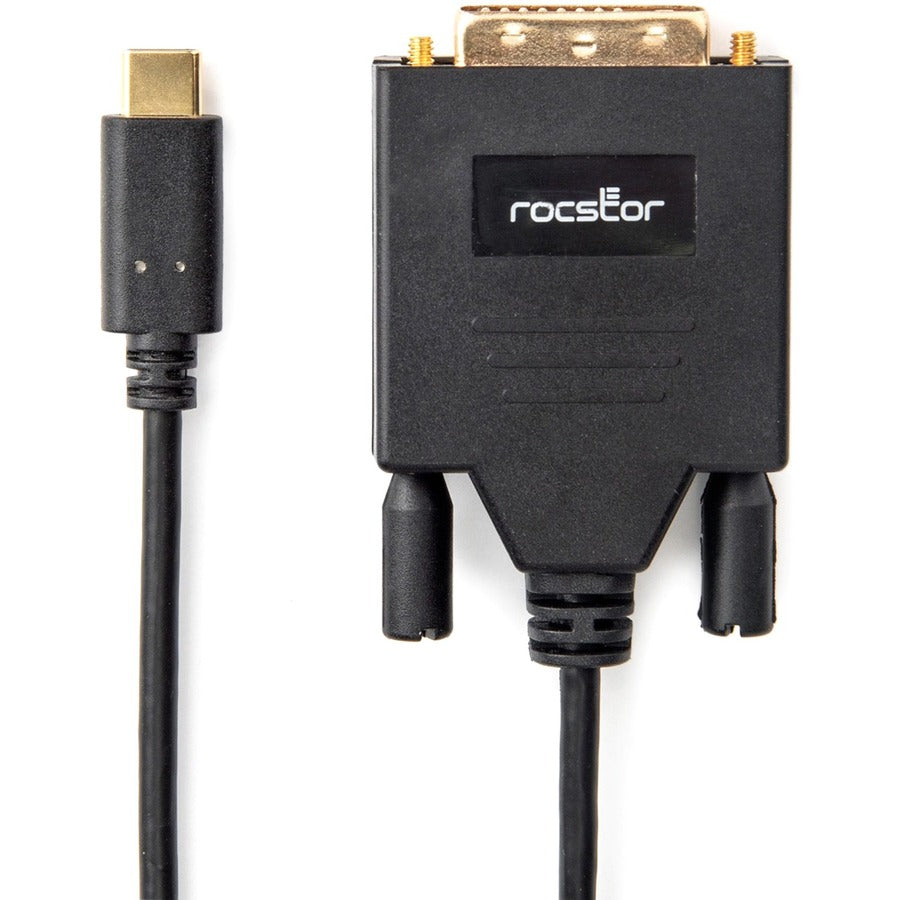 Rocstor Premium USB-C to DVI Cable - 6 ft / 2m Y10C205-B1