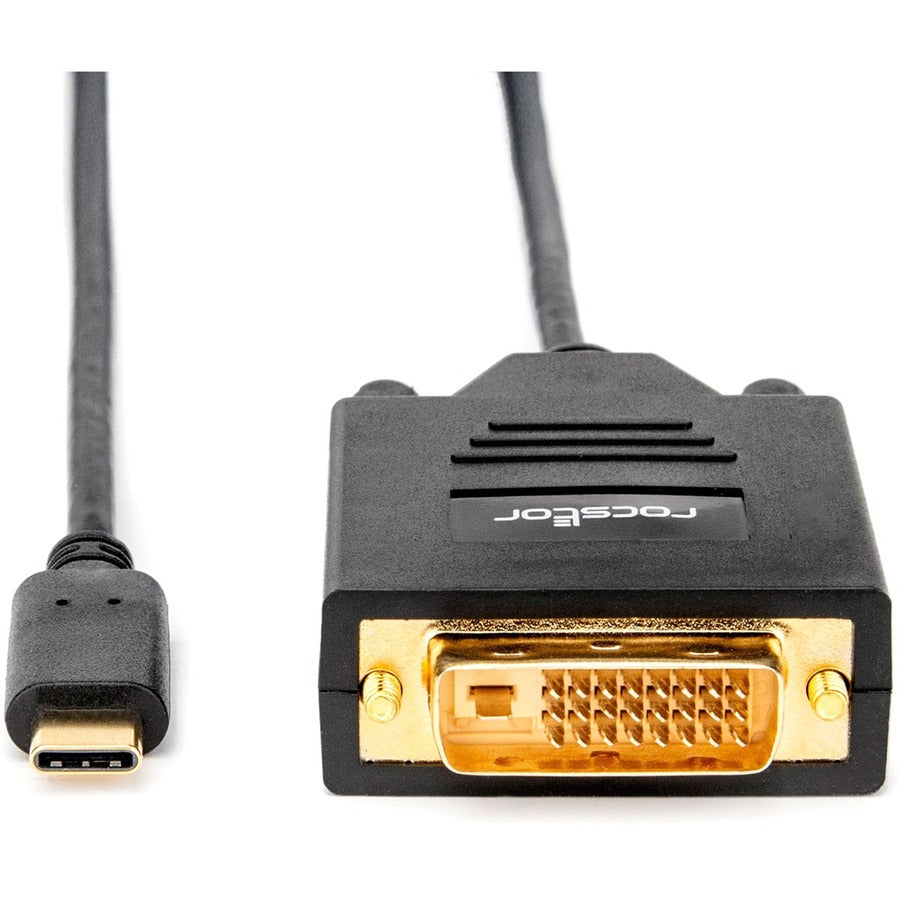 Rocstor Premium USB-C to DVI Cable - 6 ft / 2m Y10C205-B1