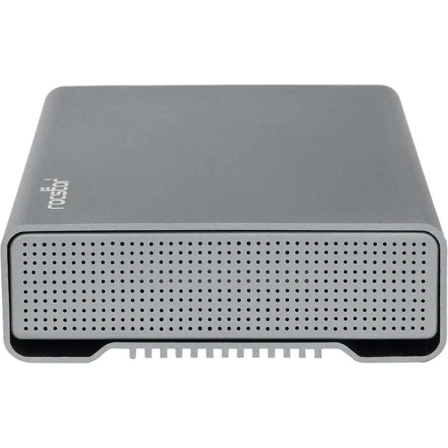 Rocstor Rocpro D90 8 TB Desktop Rugged Hard Drive - 3.5 External - SATA (SATA/600) - Aluminum Gray" G35111-A1