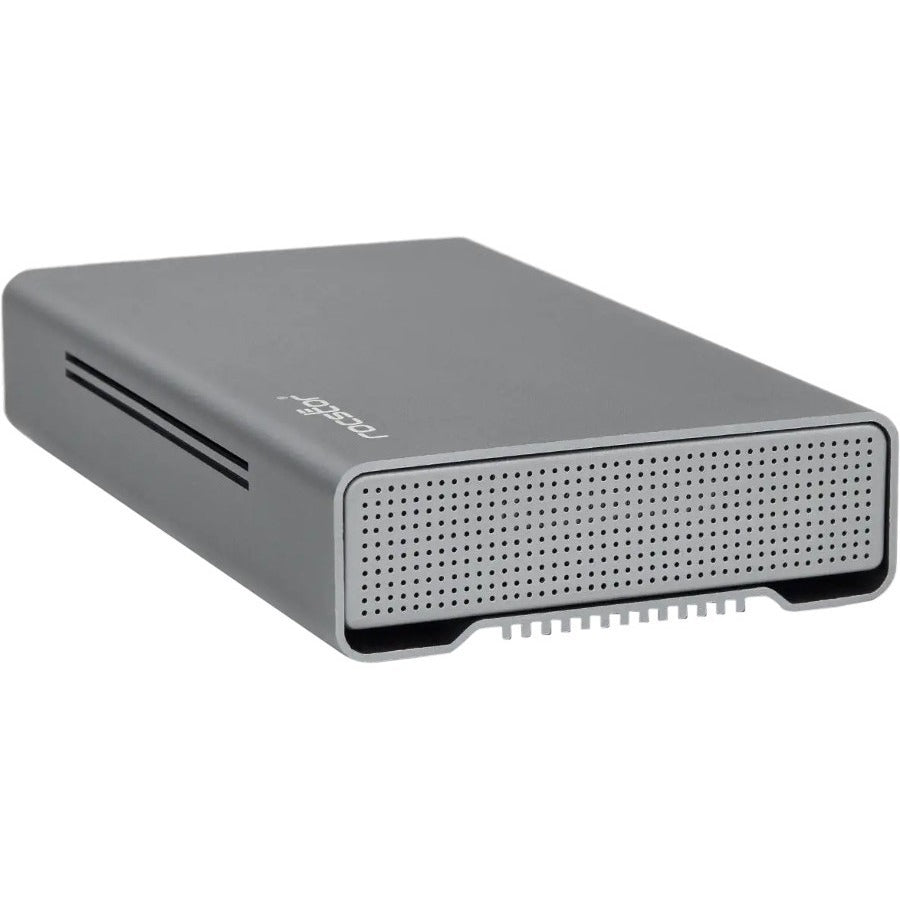 Rocstor Rocpro D90 8 TB Desktop Rugged Hard Drive - 3.5 External - SATA (SATA/600) - Aluminum Gray" G35111-A1