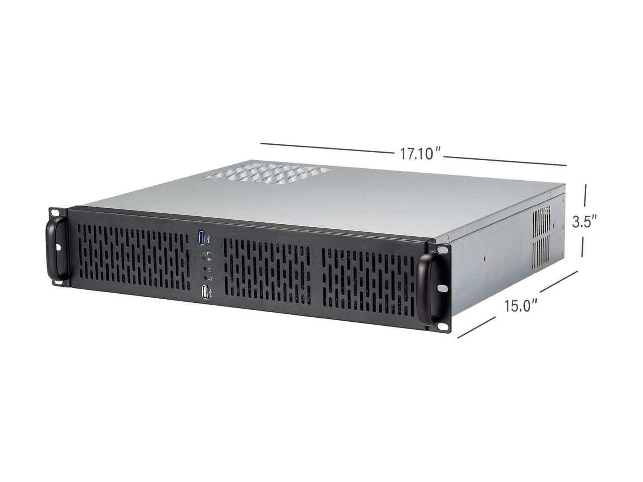 Rosewill 2U Rsv-Z2600U Rackmount Server Chassis | Carries Up To 12 3.5" Hdd | Includes 3 X 80Mm Fans