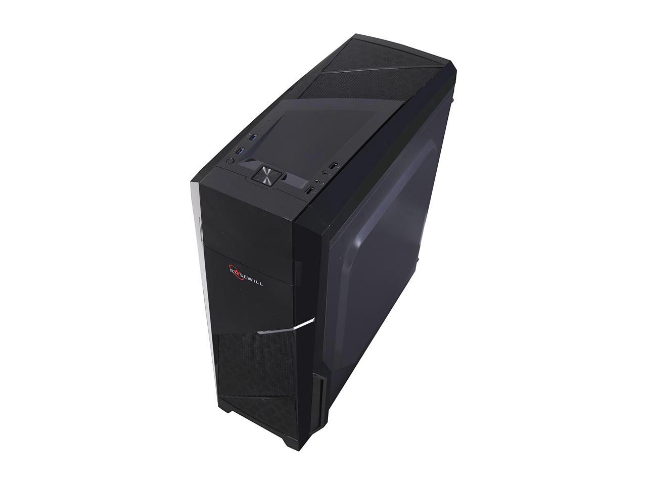 Rosewill Atx Mid Tower Gaming Computer Case, Supports Up To 400 Mm Long Vga Card Tyrfing