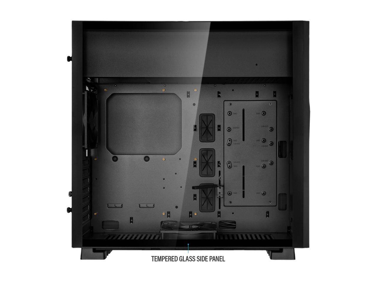 Rosewill Atx Mid Tower Gaming Pc Computer Case With Rgb Software Sync Dual Ring Rgb Led Fans