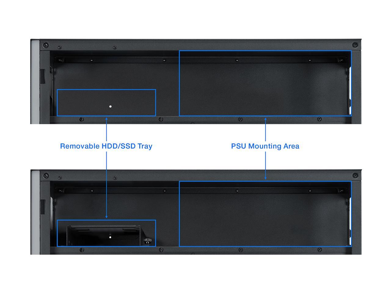 Rosewill Atx Mid Tower Gaming Pc Computer Case With Rgb Software Sync Dual Ring Rgb Led Fans