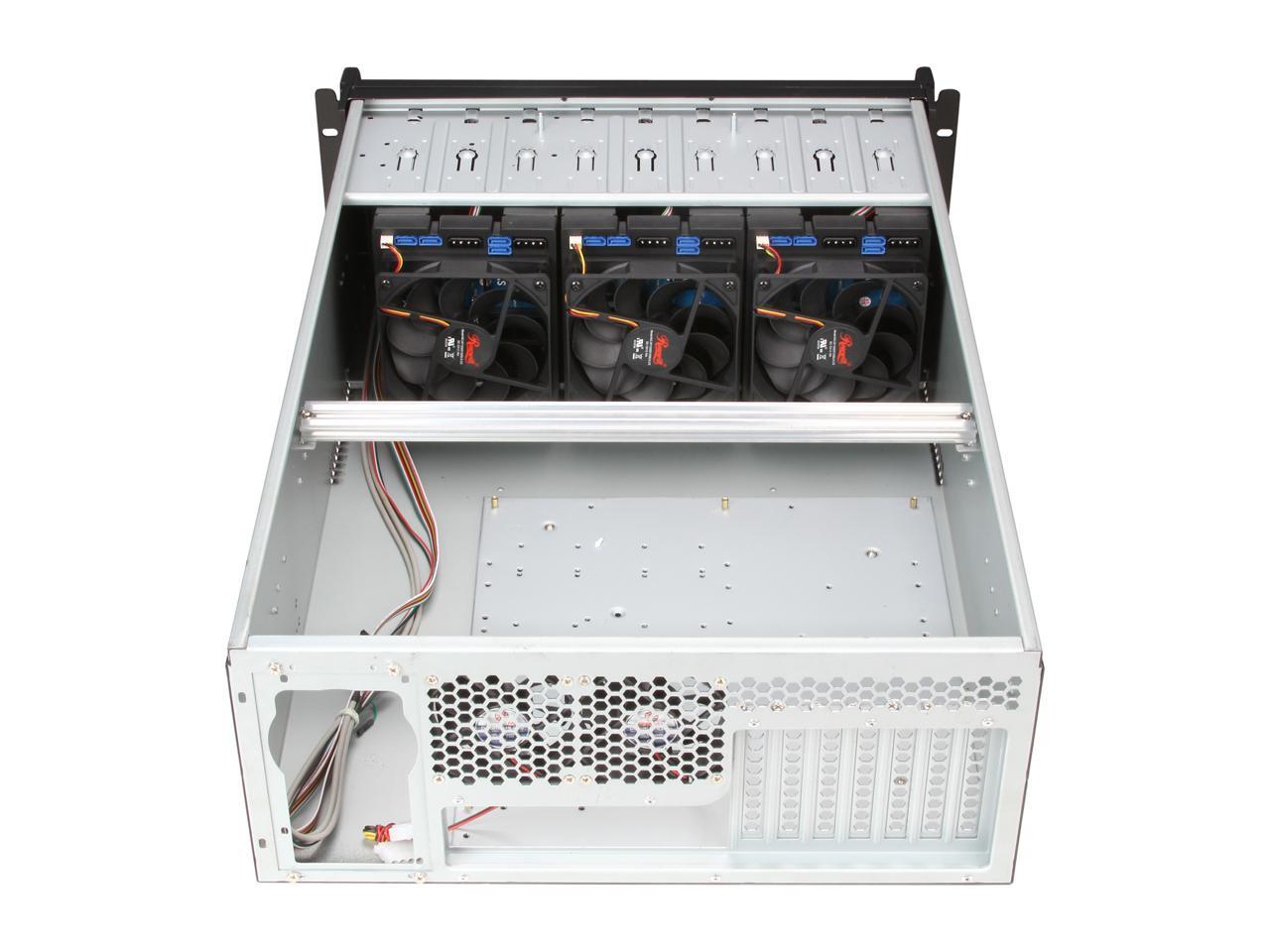 Rosewill Rsv-L4412 - 4U Rackmount Server Case Or Chassis, 12 Sata / Sas Hot-Swap Drives, 5 Cooling Fans Included