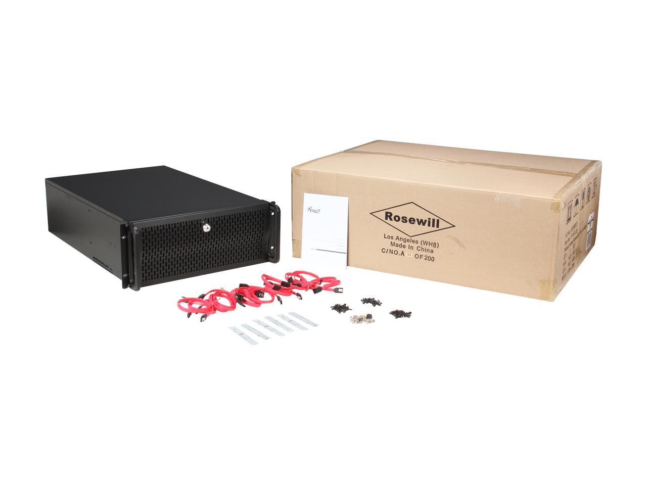 Rosewill Rsv-L4412 - 4U Rackmount Server Case Or Chassis, 12 Sata / Sas Hot-Swap Drives, 5 Cooling Fans Included