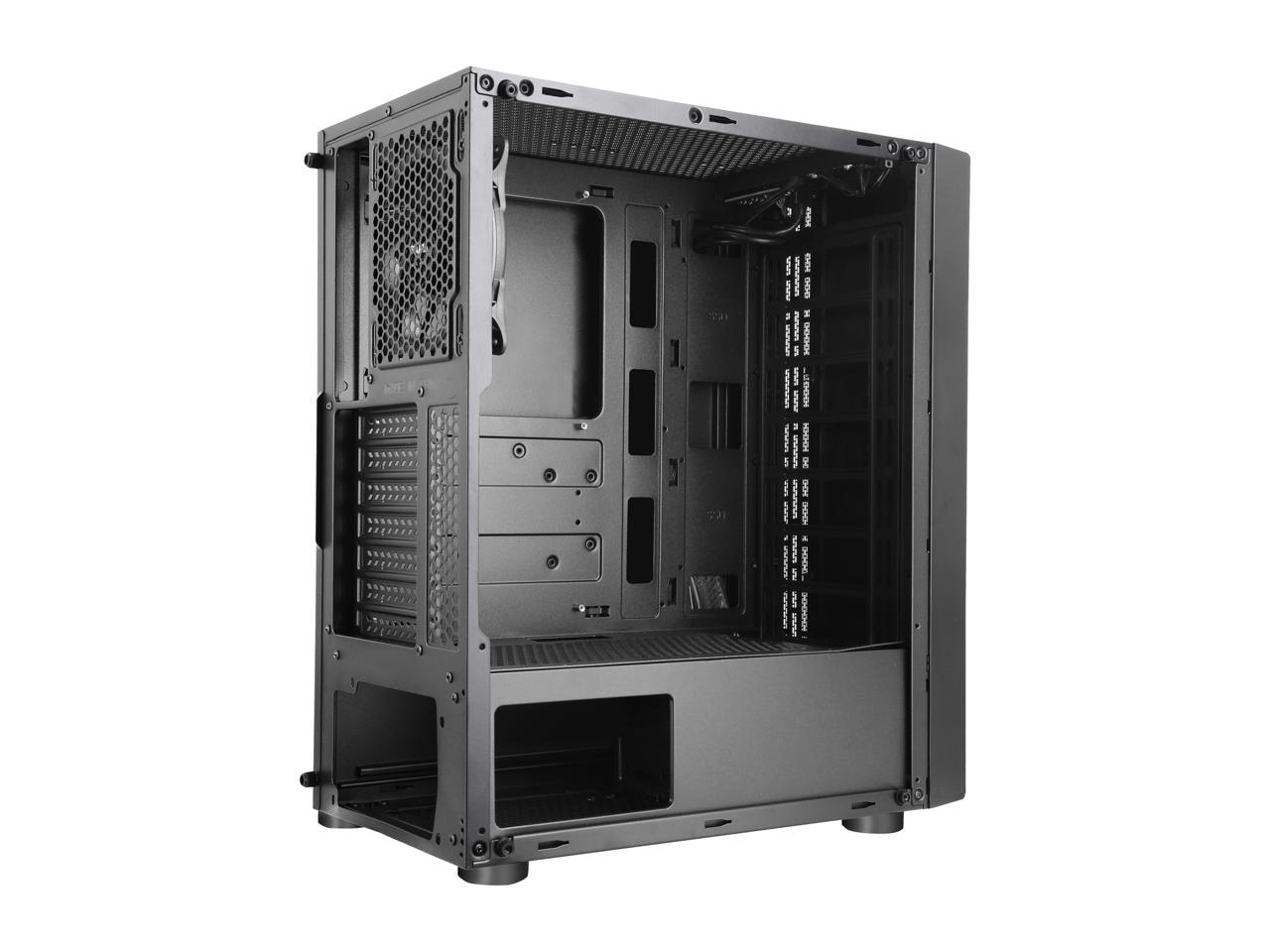 Sama Sama-Z3 Black Steel / Tempered Glass Atx Mid Tower Computer Case