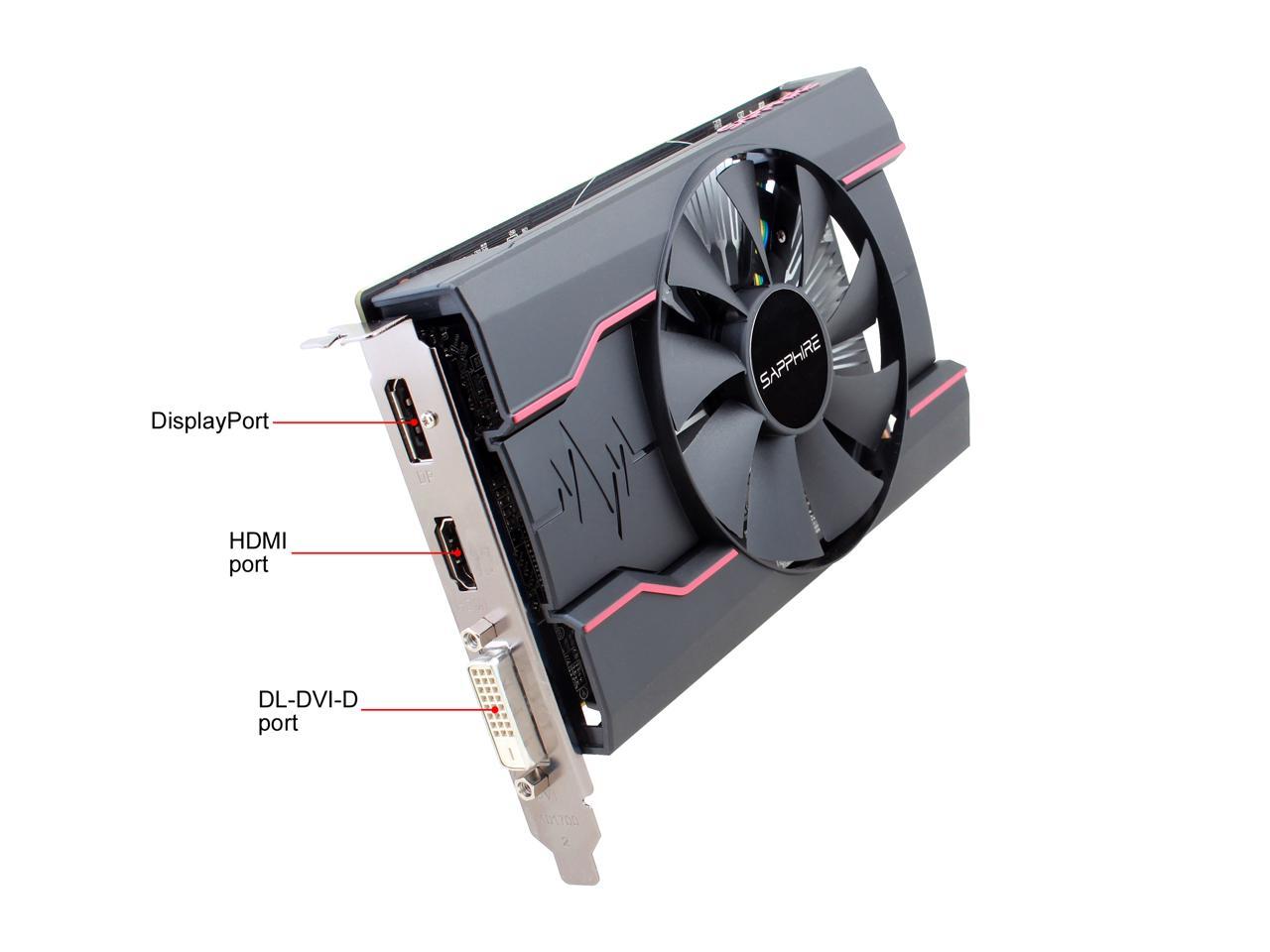 Sapphire Radeon Rx 550 Directx 12 100414P4Gl 4Gb 128-Bit Gddr5 Video Card