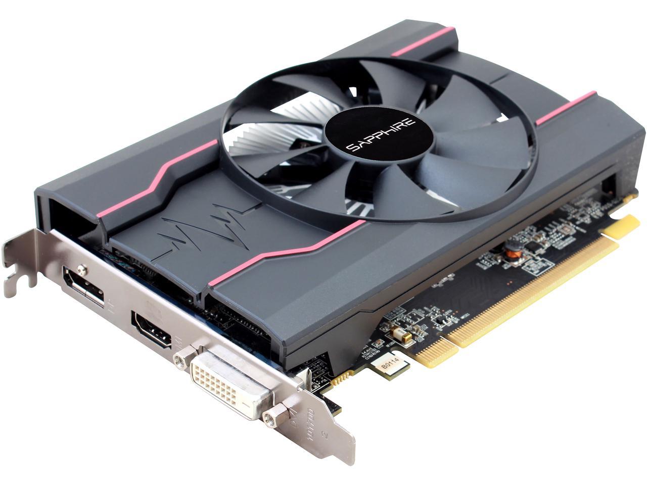Sapphire Radeon Rx 550 Directx 12 100414P4Gl 4Gb 128-Bit Gddr5 Video Card