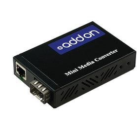 SFP Media Converter - Gigabit Ethernet RJ-45 to Fiber Network Interface | TecISoft ADD-GMCMN-SFP