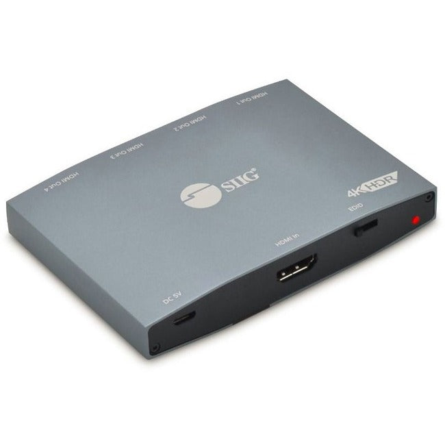 Siig 1X4 Hdmi 2.0 4K Hdr Splitter With Edid