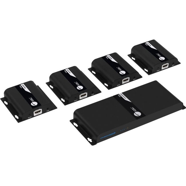SIIG 1x4 HDMI Splitter HDbitT over IP Extender - 120m Over Cat6 CE-H25F11-S1