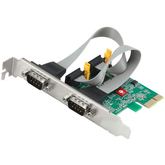 SIIG 2 Port DP Cyber RS-232 2S PCIe Card - 250Kbps JJ-E20711-S1