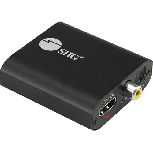 SIIG 4K HDMI with Audio Extractor Converter - Analog Stereo/Toslink Optical/Coaxial S/PDIF CE-H26Q11-S1