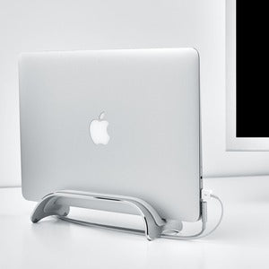 SIIG Aluminum Vertical Laptop Stand For 13 to 15" Macbooks & Laptops" CE-MT2R12-S2