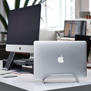 SIIG Aluminum Vertical Laptop Stand For 13 to 15" Macbooks & Laptops" CE-MT2R12-S2