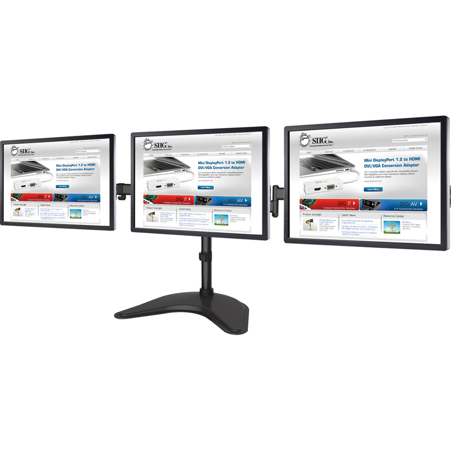 SIIG Articulated Freestanding Monitor Desk Stand - Thumbnail 3