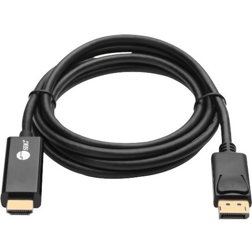 SIIG DisplayPort 1.2 To HDMI 6ft Cable 4K/30Hz CB-DP1Q12-S1