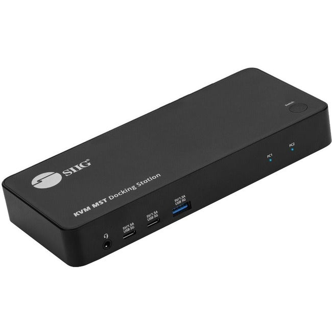 SIIG Dual Host USB-C KVM MST Docking Station CE-DK0111-S1