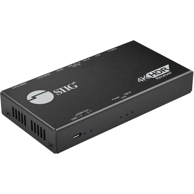 SIIG HDMI 2.0 4K HDR over HDBaseT Receiver 198ft CE-H24P11-S1