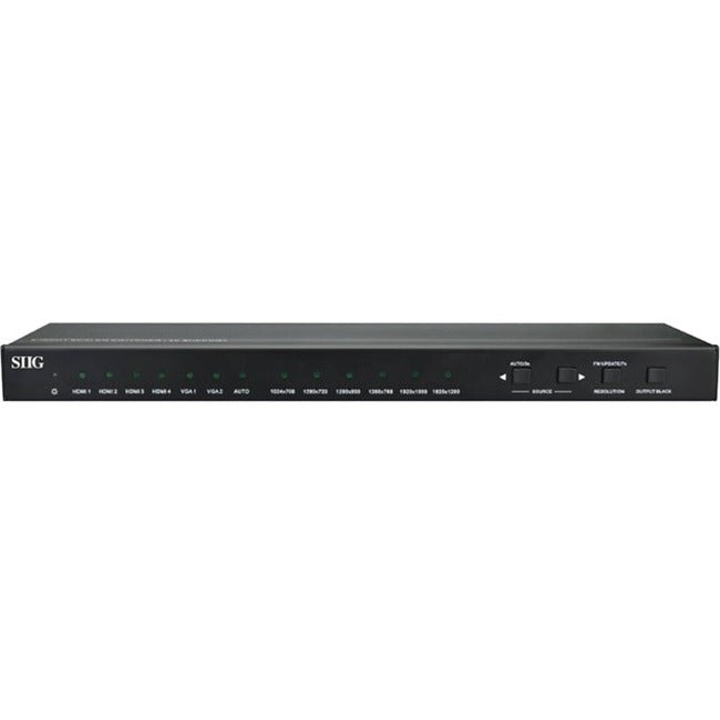 SIIG HDMI/VGA 6x1 Scaler Switcher CE-H24111-S1