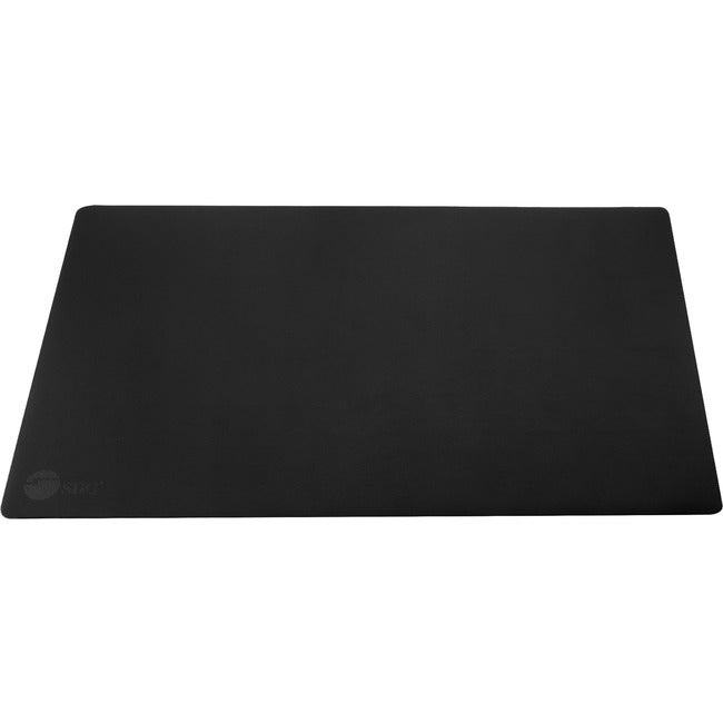 Siig Large Artificial Leather Smooth Desk Mat Protector - Black