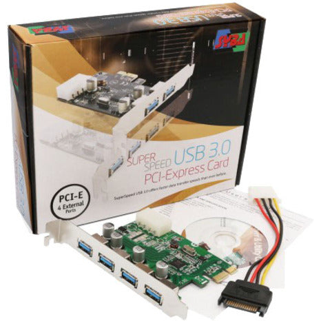 SYBA Multimedia 4 Port USB 3.0 PCI-e x1 Card SD-PEX20133