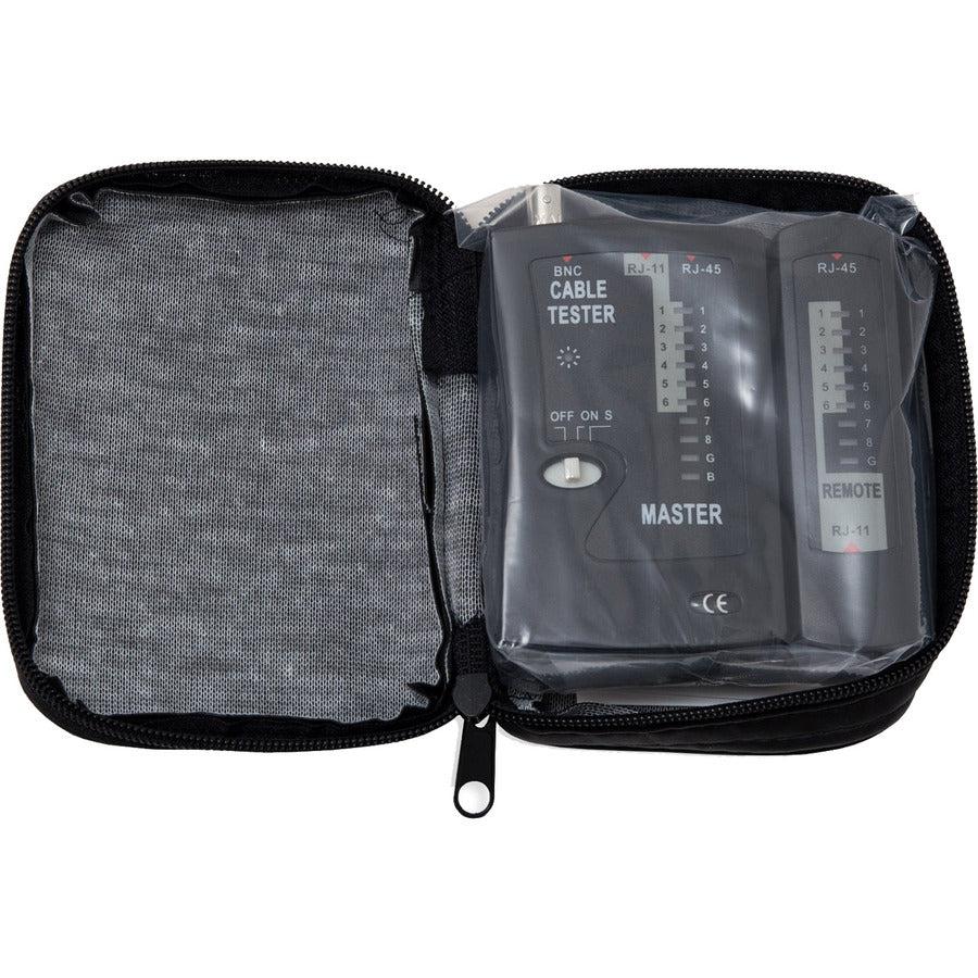 SYBA Multimedia LAN Cable Tester for UTP, STP, Coaxial, and Modular Cables SY-ACC65050