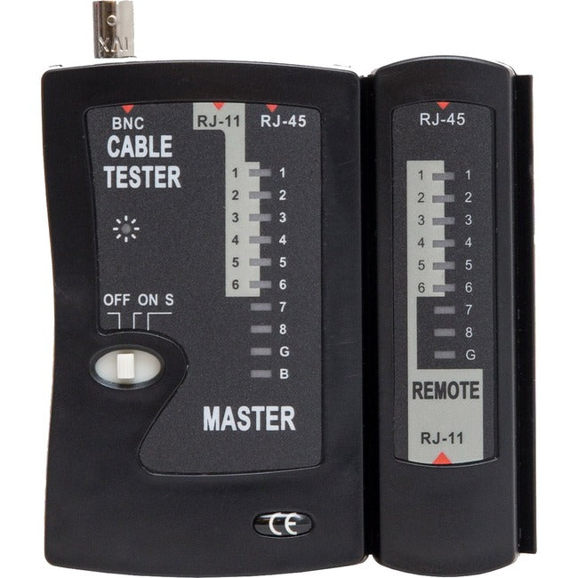 SYBA Multimedia LAN Cable Tester for UTP, STP, Coaxial, and Modular Cables SY-ACC65050