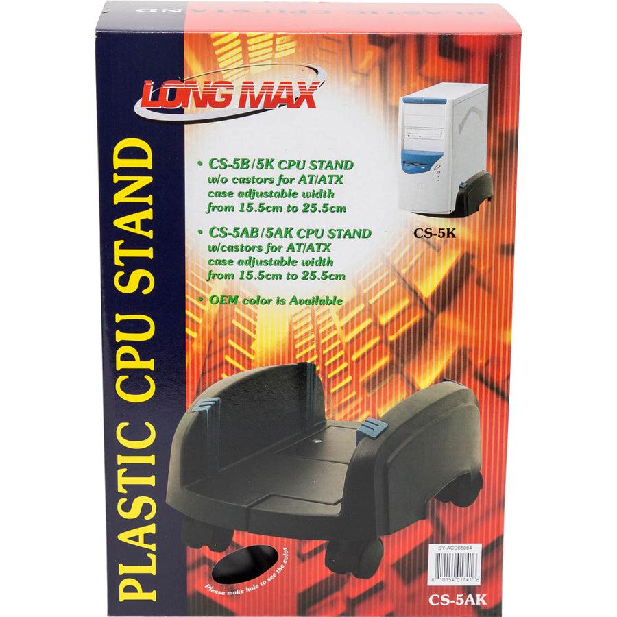 SYBA Multimedia Plastic Stand for ATX Case with Adjustable Width with Caster wheels SY-ACC65064