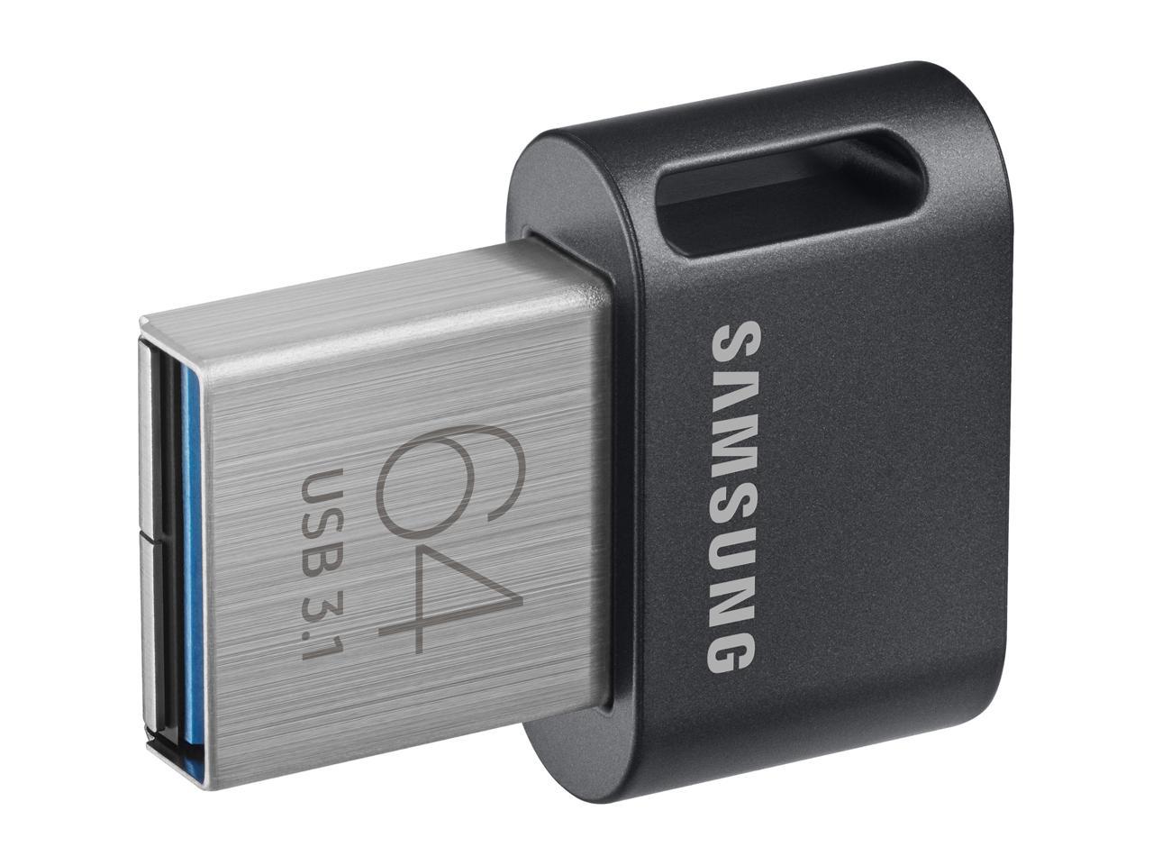 Samsung 128Gb Fit Plus Usb 3.1 Flash Drive, Speed Up To 300Mb/S (Muf-128Ab/Am)
