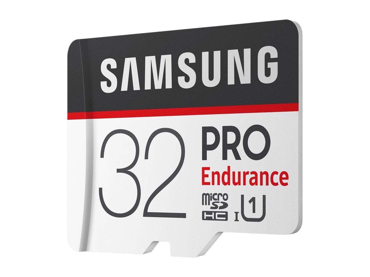 Samsung 32Gb Pro Endurance Microsd Memory Card W/ Adapter, Retail
