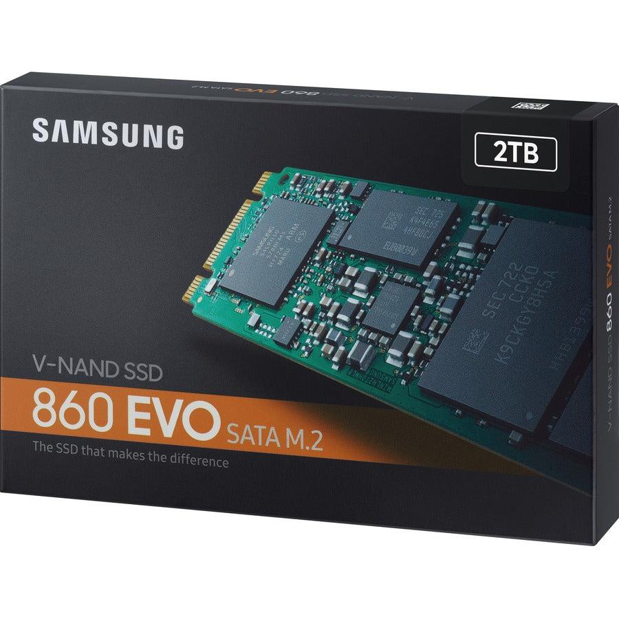Samsung 860 Evo Series M.2 2280 2Tb Sata Iii V-Nand 3-Bit Mlc Internal Solid State Drive (Ssd) Mz-N6E2T0Bw