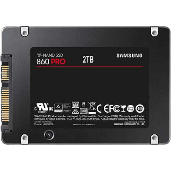 Samsung 860 Pro Series 2Tb 2.5 Inch Sata3 Solid State Drive (Samsung V-Nand 2Bit Mlc)