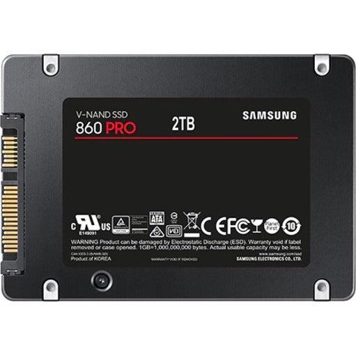 Samsung 860 Pro Series 2Tb 2.5 Inch Sata3 Solid State Drive (Samsung V-Nand 2Bit Mlc)