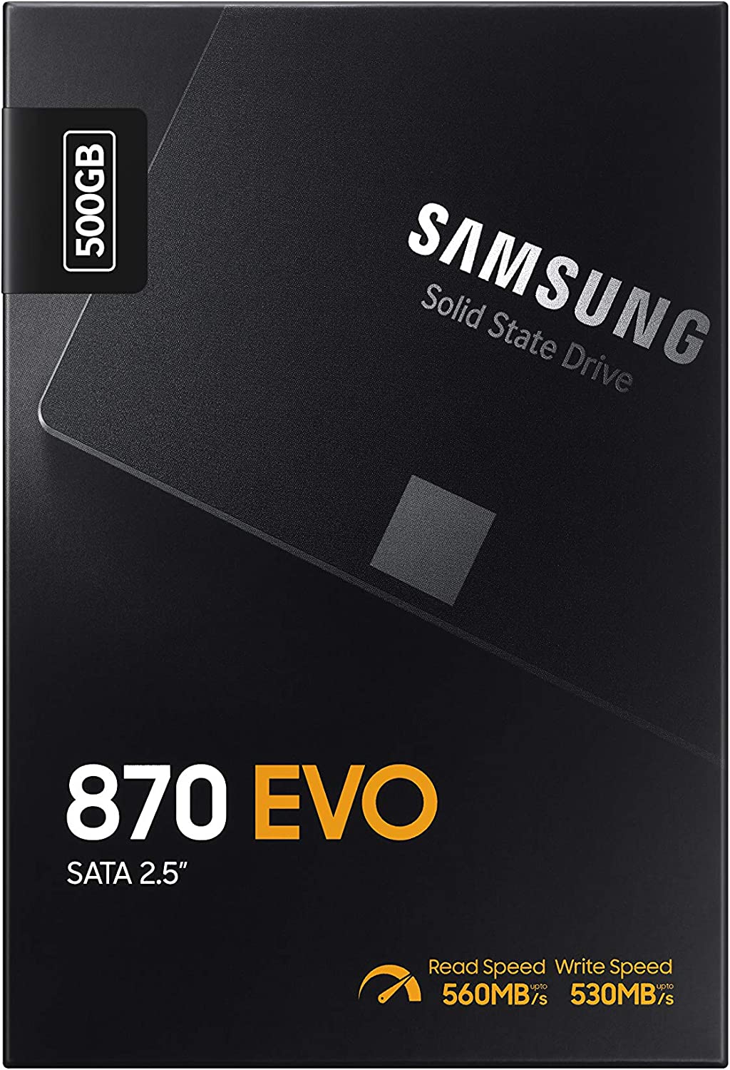 Samsung 870 EVO MZ-77E500E 500 GB Solid State Drive - 2.5 Internal - SATA (SATA/600)"