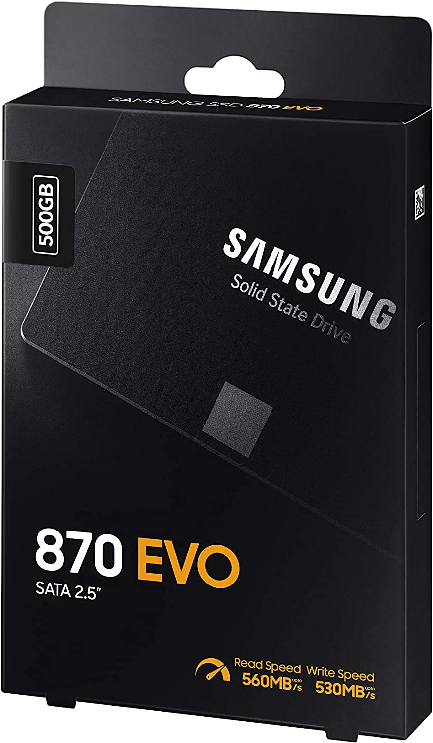 Samsung 870 EVO MZ-77E500E 500 GB Solid State Drive - 2.5 Internal - SATA (SATA/600)"